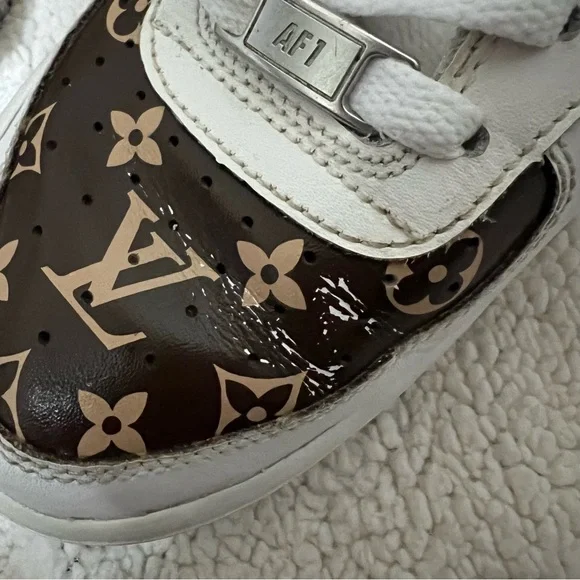 Nike Airforce Ones x Louis Vuitton size Eur 39, 6.5Y - Picture 7 of 11